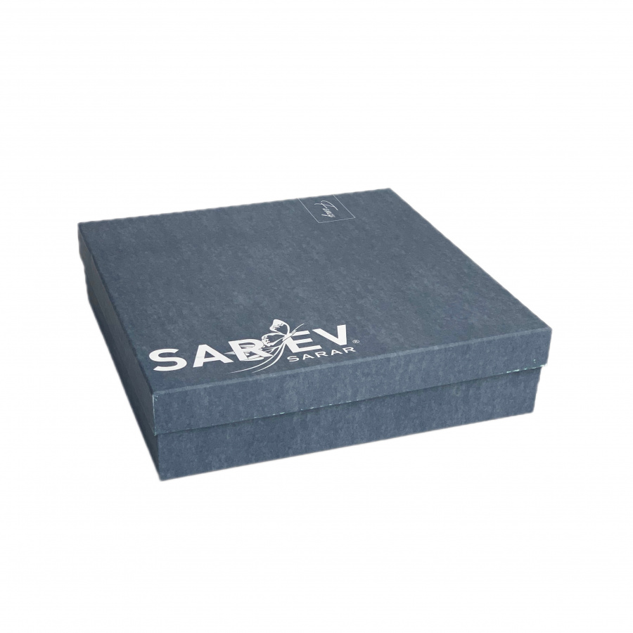 Постельное белье "Sarev"fancy poplin евро N194 DANIO V1/SIYAH
