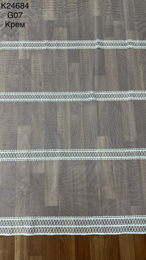 Тюль-сетка с вышивкой  ГРЕК K24684