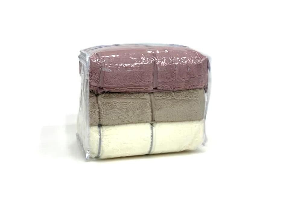 Набор полотенец Карвен Micro Cotton Premium "KARE-1" 50*90 3шт.  махра  НS 969