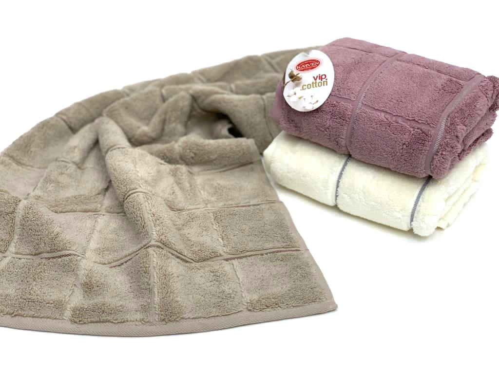 Набор полотенец Карвен Micro Cotton Premium "KARE-1" 70*140 3шт.  махра  НS 970