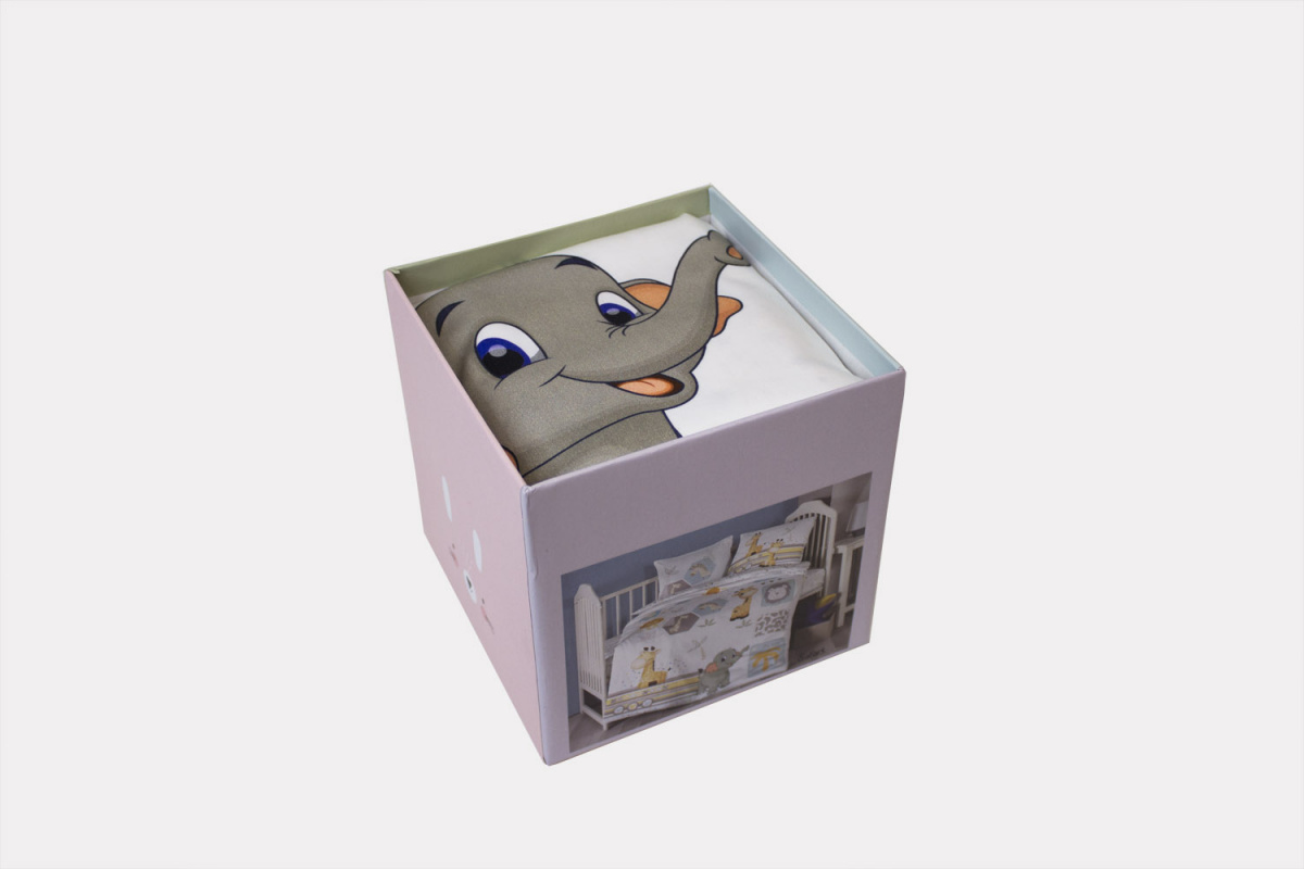 Комплект Карвен (детское постельное белье) 3D Digital сатин D 039 Safari Baby