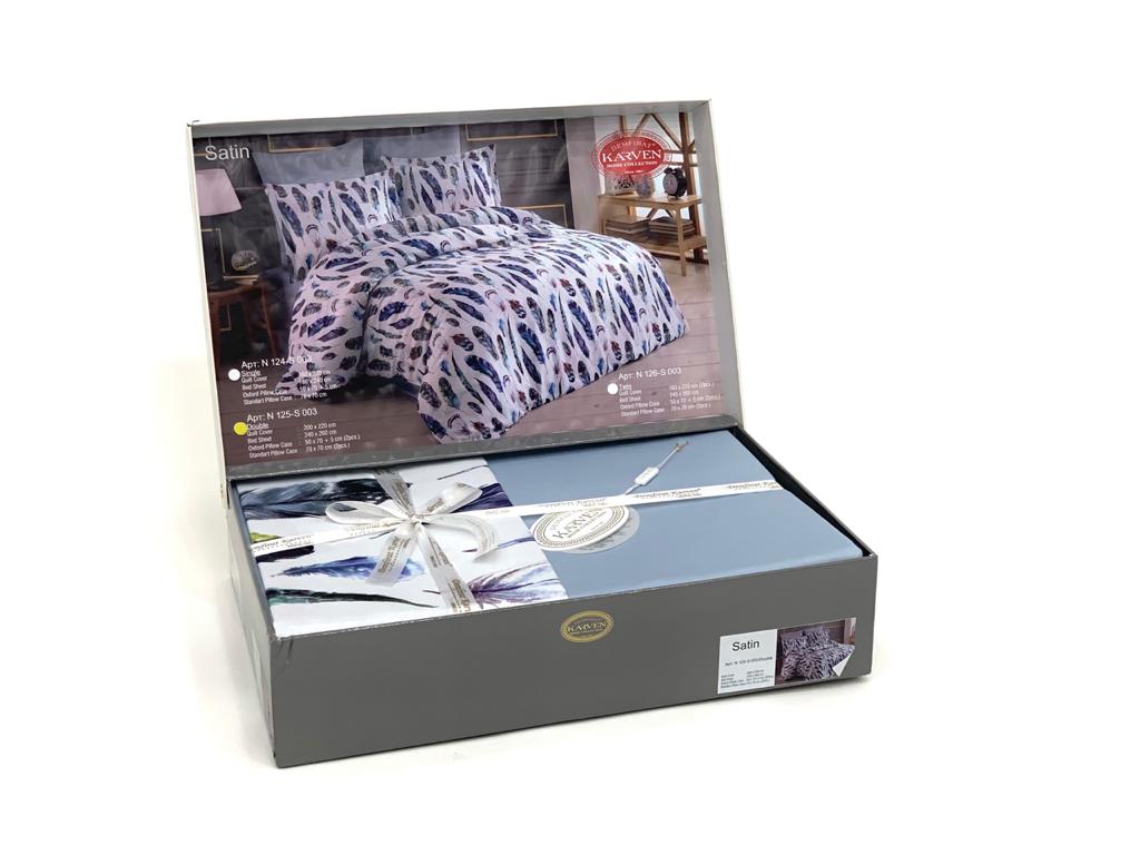 Постельное белье "Карвен" Digital print  сатин 3D семейное N126-S003