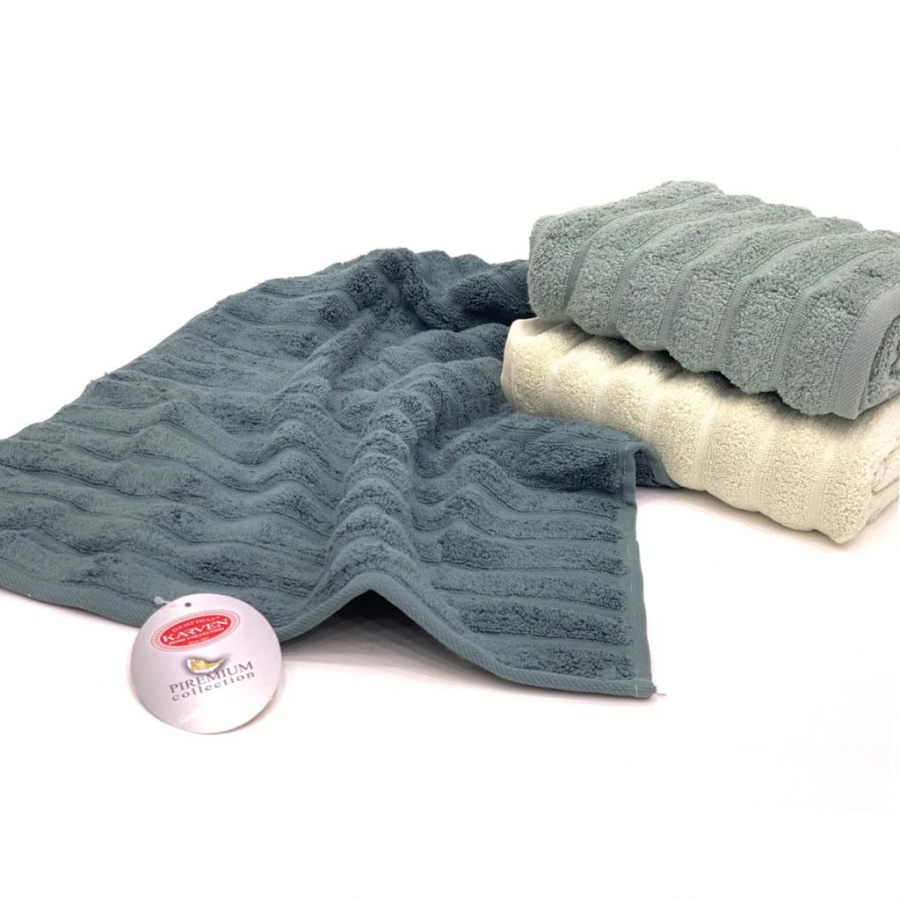 Набор полотенец Карвен Micro Cotton Premium "EZGI-6" 90*150 3шт.  махра  НS 998