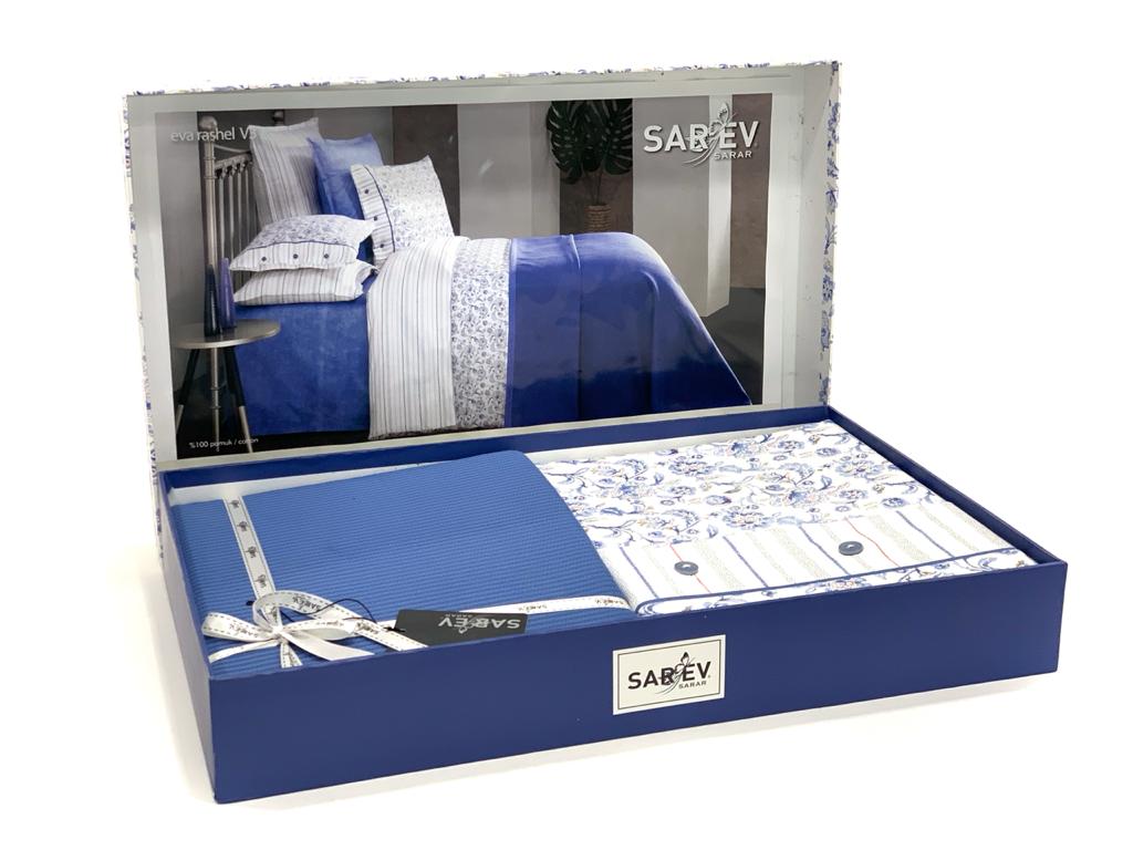 Комплект  Sarev "EVA RASHEL"(покрывало +постельное белье )1,5 спальн. Y 805
