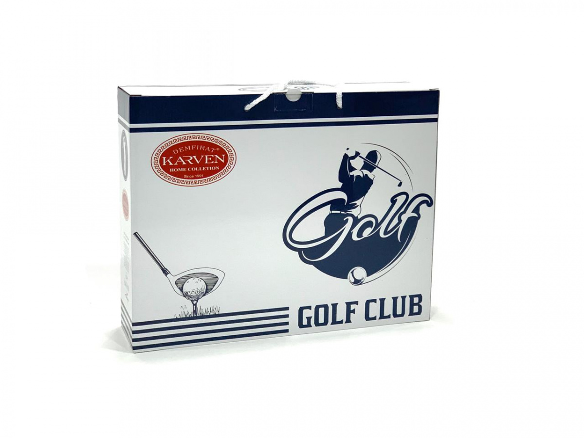 Полотенце в коробке Карвен  " Golf" махра 50*90/70*140  HS 1551